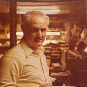 Paul Galeone standing in his photo studio